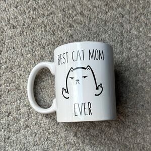 Best Cat Mom Ever White Mug